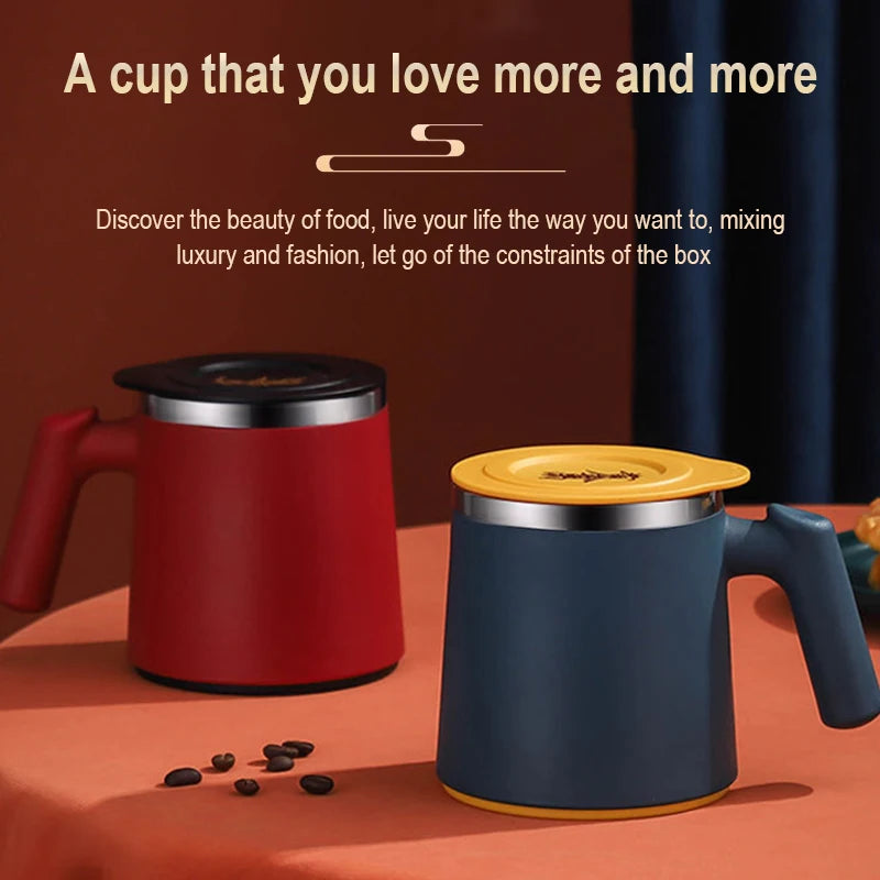 304 Stainless Steel Mug HighValue Coffee Mug Portable Office Heat Insulated Student Water Cup Stainless Steel Cup Insulation