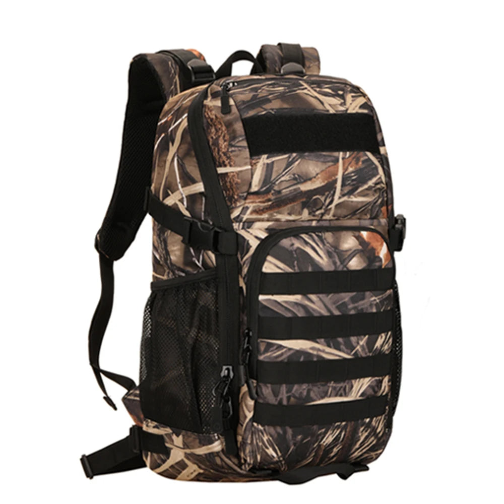 Tactical Backpack for Men, Outdoor Waterproof Trekking Fishing Rucksack, Hunting, Camping, Multi-purpose Molle Bag, 30L