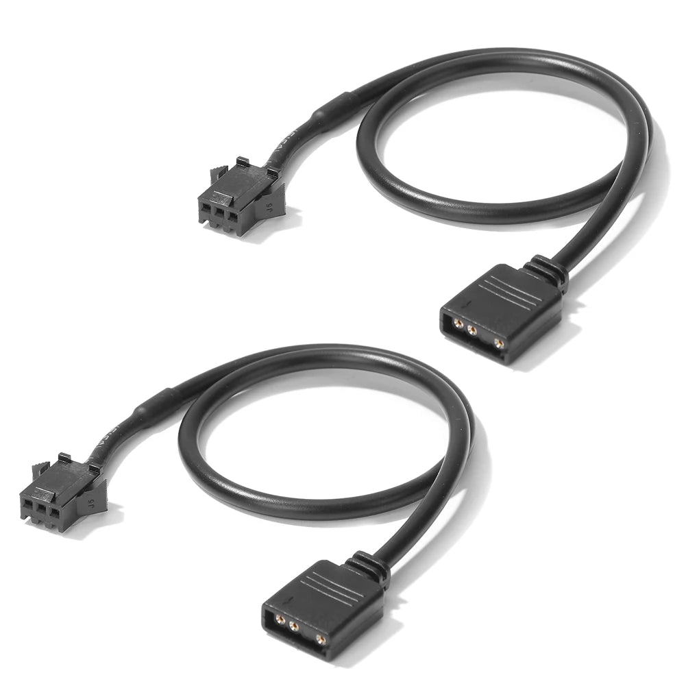 30cm 5V 3 Pin / 12V 4 Pin Motherboard RGB Adapter Conversion Cable Converter Cord for PC Computer LED Light Strip SM Wire Line