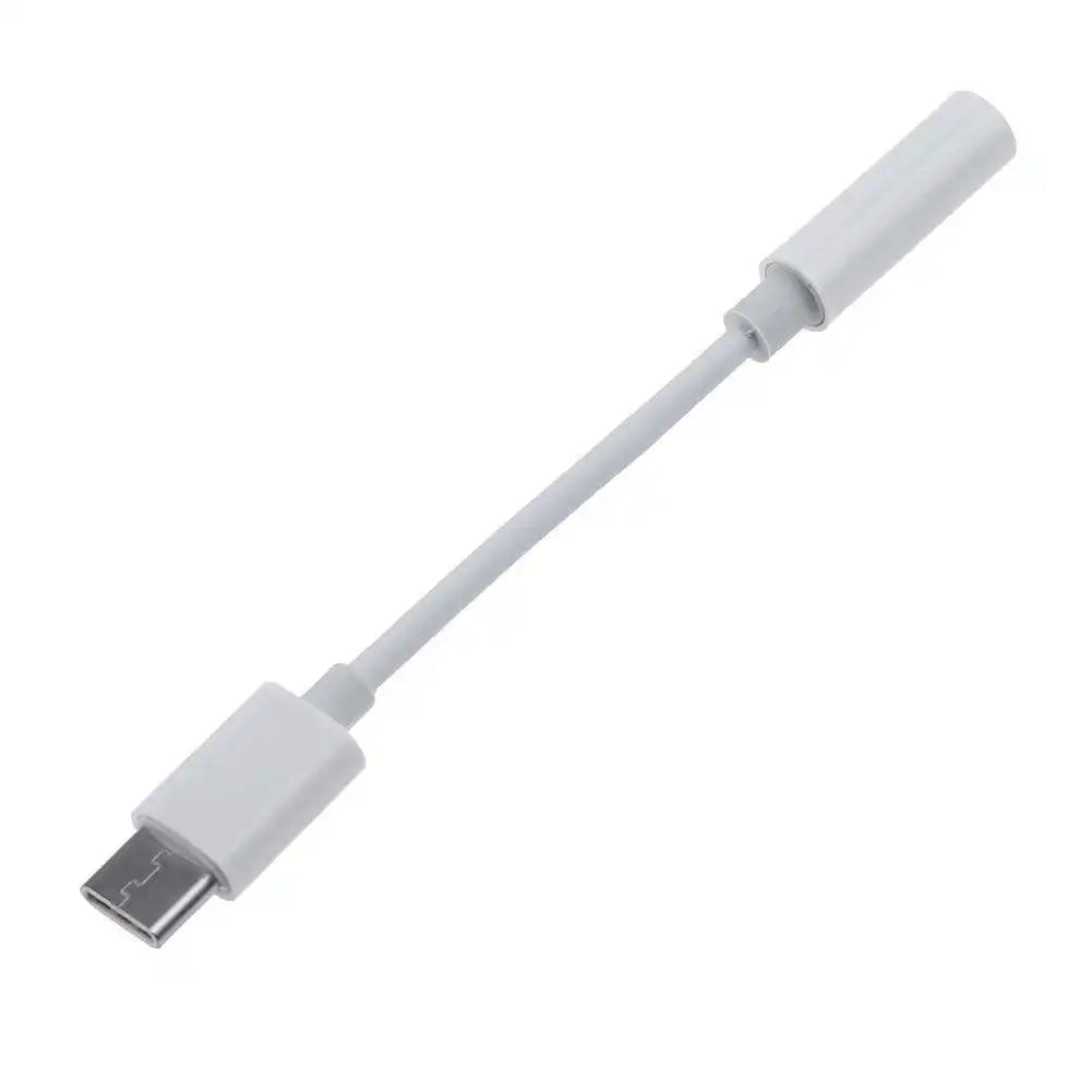 USB Type C To 3.5mm Aux Adapter Type-c 3.5mm Jack Audio Cable Connector Earphones Cable Audio Converter Headphones Accessories