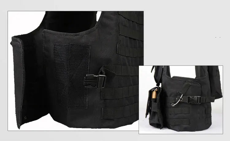 Tactical Vest CS Game Airsoft Assault Molle Vest Equipment Outdoor Clothing Hunting Camouflage Vest Combat Security Waistcoat