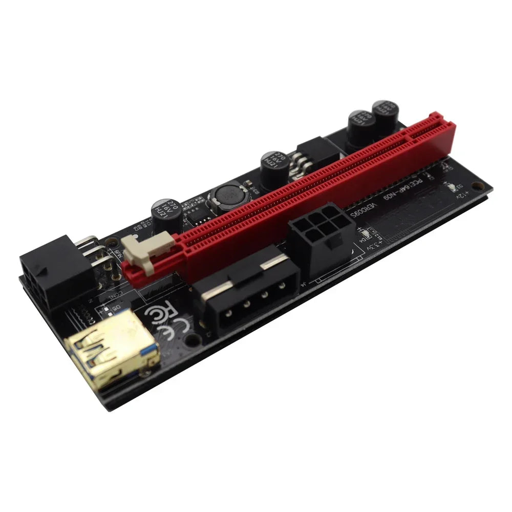 PCI-E Riser Card PCI Express x16 Cabo Riser For Video Card USB 3.0 Cable SATA to 6pin Power For Mining Miner