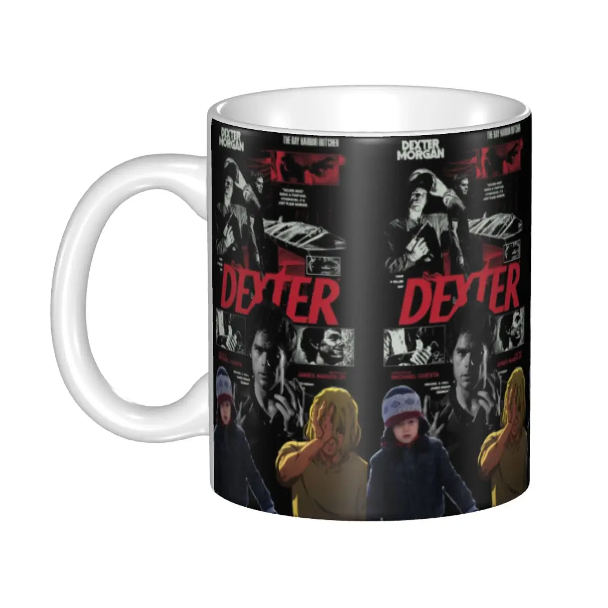 Customized Dexter Morgan Mugs DIY Movie Ceramic Milk Tea Coffee Cup