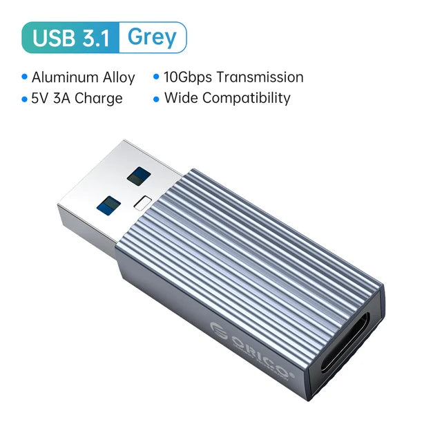 ORICO USB C To Usb Adapter USB 3.0 Splitter 3-port HUB Hub Docking Station Converter Otg Adapter Computer Accessories USB HUB