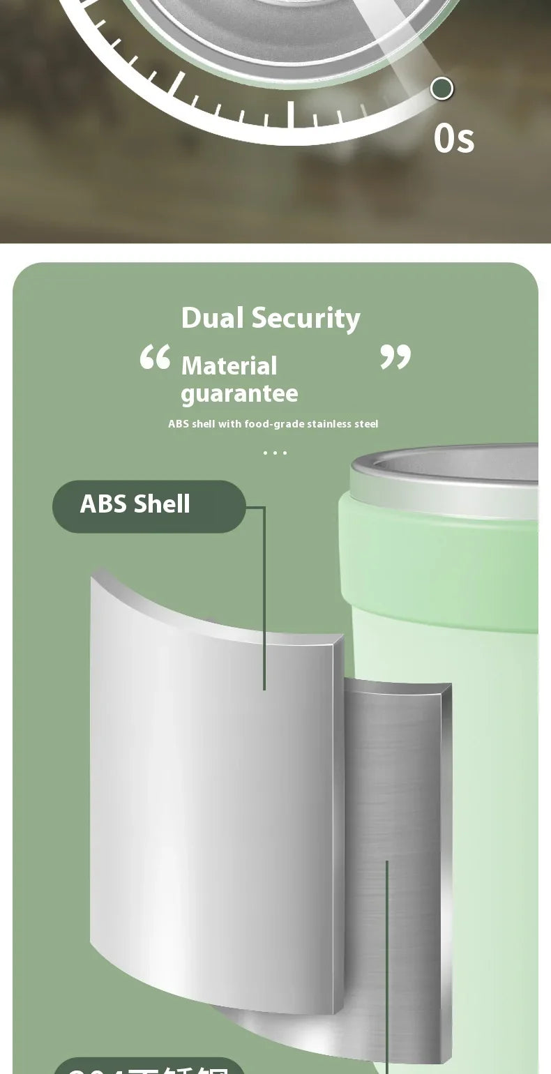 New smart temperature-measuring magnetic automatic stirring cup, electric portable coffee cup, milkshake cup, sports and fitness