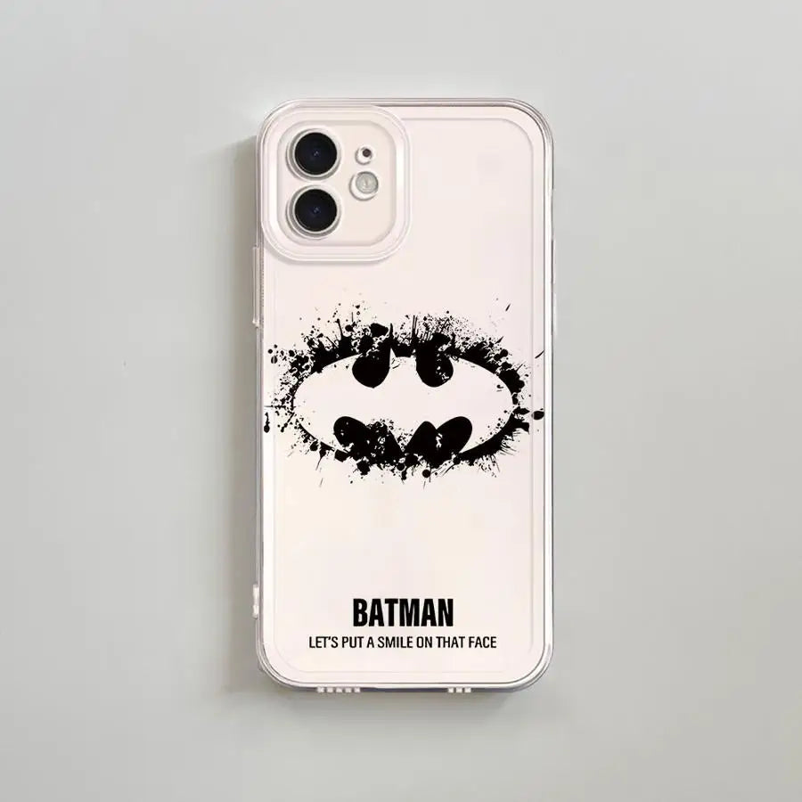 B-Batman Hero Logo Phone case for iPhone 16 15 14 13 12 11 Plus Pro ProMax 13 12 Mini X XS Max XR 7 8 SE cases