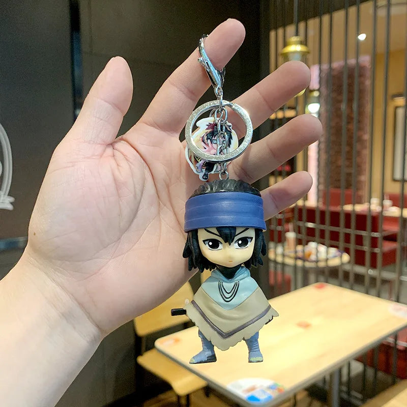 Anime Keychain Cute Car Keychains For Men Women Keyring Pendant Keys Holder Accessories Backpack Pendant Tank Best Friends Gift