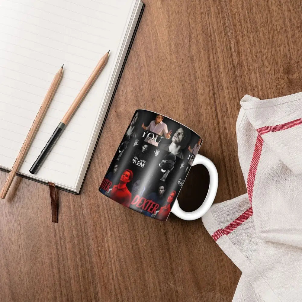 Customized Dexter Morgan Mugs DIY Movie Ceramic Milk Tea Coffee Cup