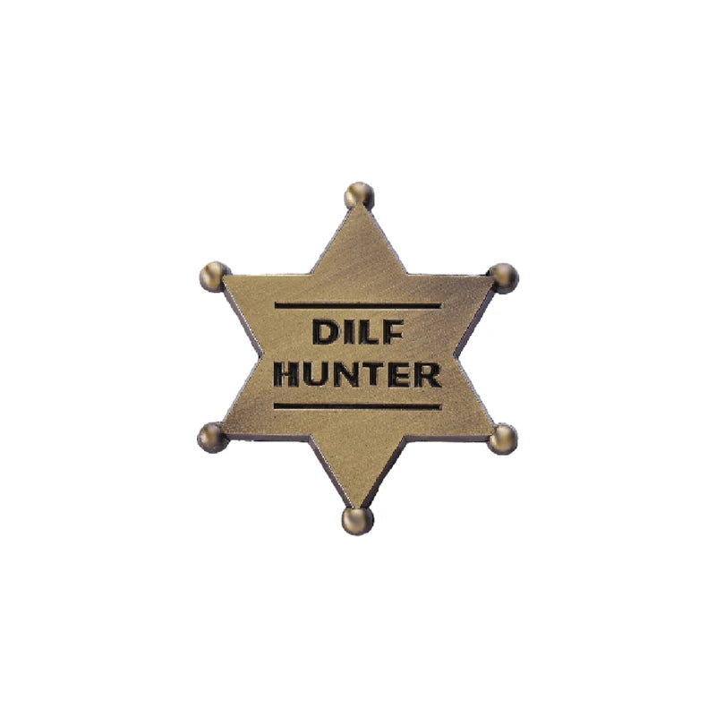Star Sheriff Dilf Hunter Enamel Pin Lapel Jewelry Badge Metal Cartoon Accessories Backpack Hat Wholesale Gifts