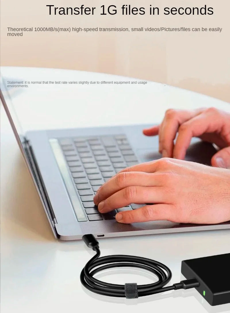 USB3.2 10Gbps Cable USB Type A to USB C 3.1/3.2 Gen2 Cable Data Transfer USB C SSD Hard Disk Cable 3A 60W QC 3.0 Fast Charging