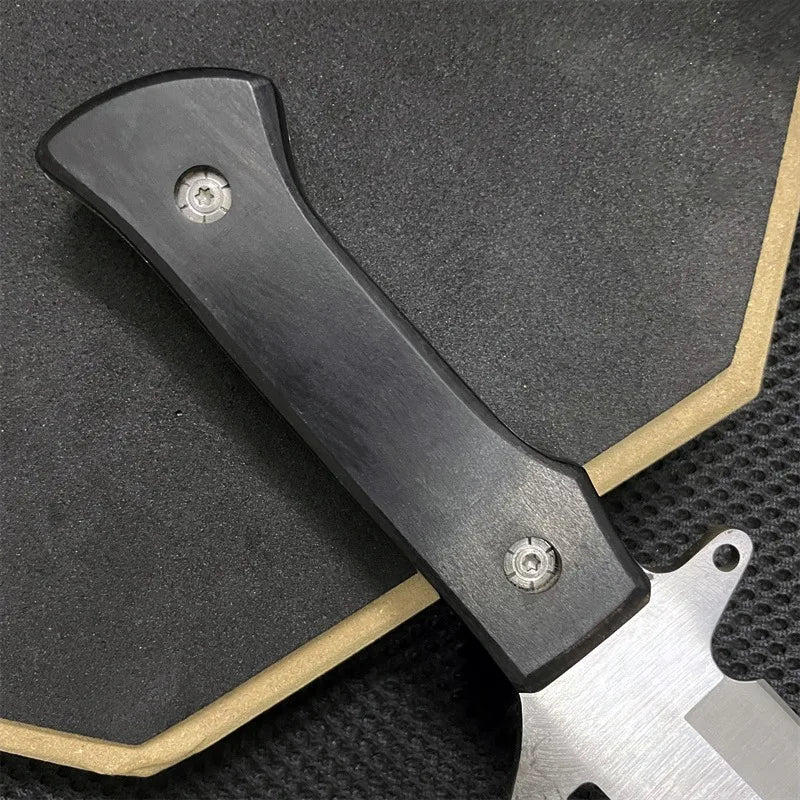 Tactical Hunting Knife Full Tang 8CR13MOV Blade Wood Handle Survival Tools Pocket Knife High Hardness Self Defense Combat Knives