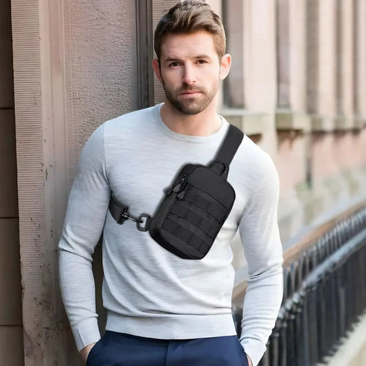 Adjustable Sports Vest Bag Water Resistant Multi-functional Outdoor Chest Bag Lightweight Oxford Cloth Running Vest Bag Women