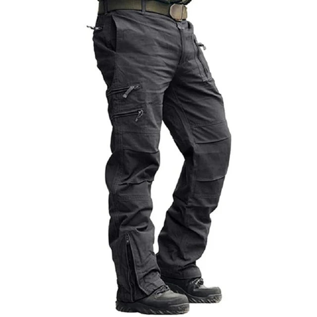 Tactical Cargo Pants 100% Cotton Work Pants Airborne Vintage Air Assault Multi Pockets Joggers Trousers Embroidered Streetwear