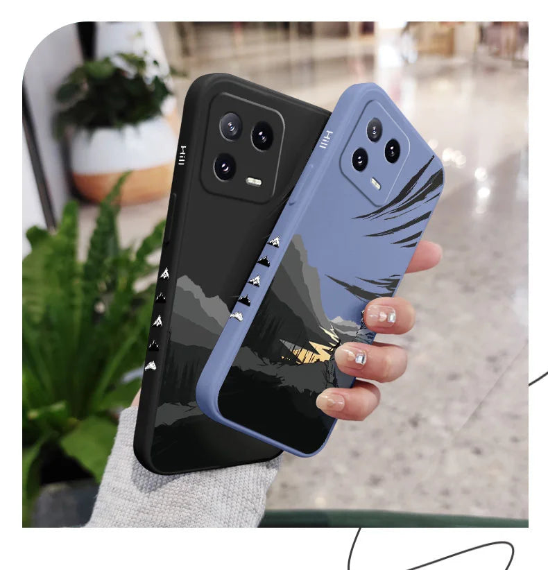 Relaxed Mind Phone Case For Xiaomi Mi 15 14 14T 13 13T 12 12X 12T  11 11T Ultra 10 10T 9 9T Pro Lite Liquid Silicone Cover