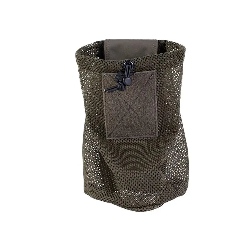 New Roll-Up Mag Mesh Dump Pouch Magazine Mini Foldable Net Pocket EDC Tactical Outdoor Sport Hunting Bags 500D
