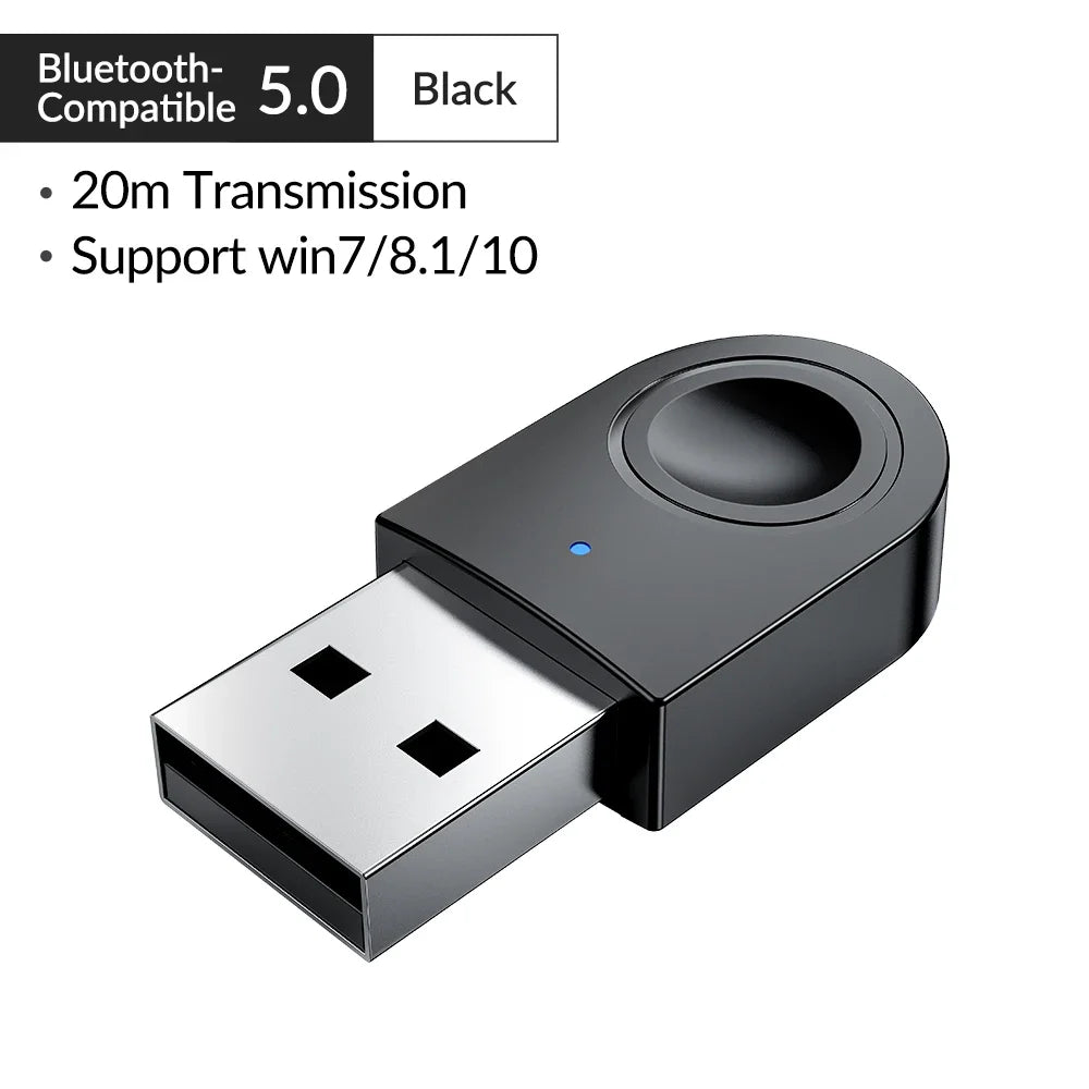 ORICO Wireless USB Bluetooth-Compatible Dongle Adapter 5.0 Mini Audio Receiver Transmitter for Earphone Speaker Mouse Laptop