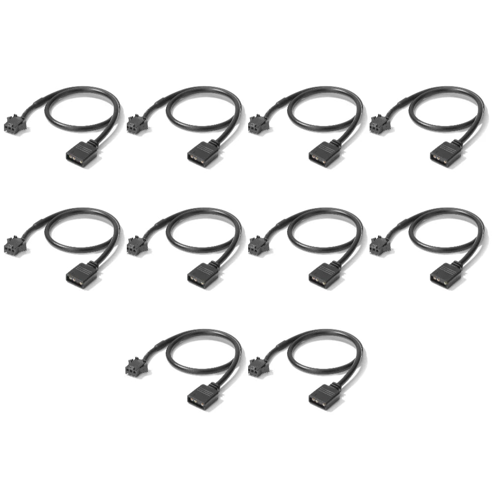 30cm 5V 3 Pin / 12V 4 Pin Motherboard RGB Adapter Conversion Cable Converter Cord for PC Computer LED Light Strip SM Wire Line