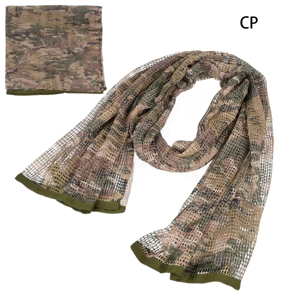 Tactical Camouflage Netting Mesh Net Camo Scarf for Outdoor Sport Hunting Shooting Wild Photography Sniper Camo Mesh Scarves