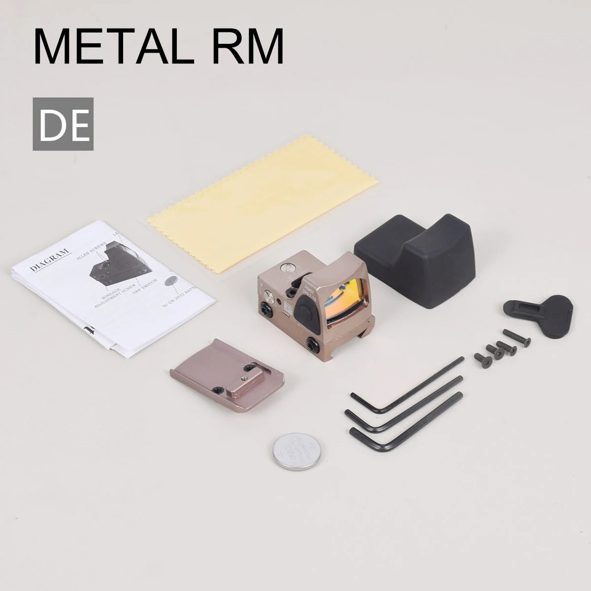 Tactical SR Red Dot Sight Scope Red Dot Optics Riflescope Collimator Fit 20mm Rail RMT Rifle Sight Hunting Airsoft With Logo