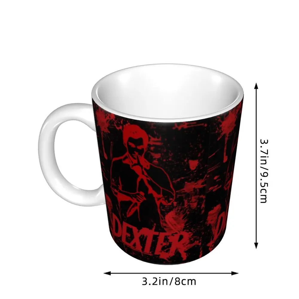 Customized Dexter Morgan Mugs DIY Movie Ceramic Milk Tea Coffee Cup