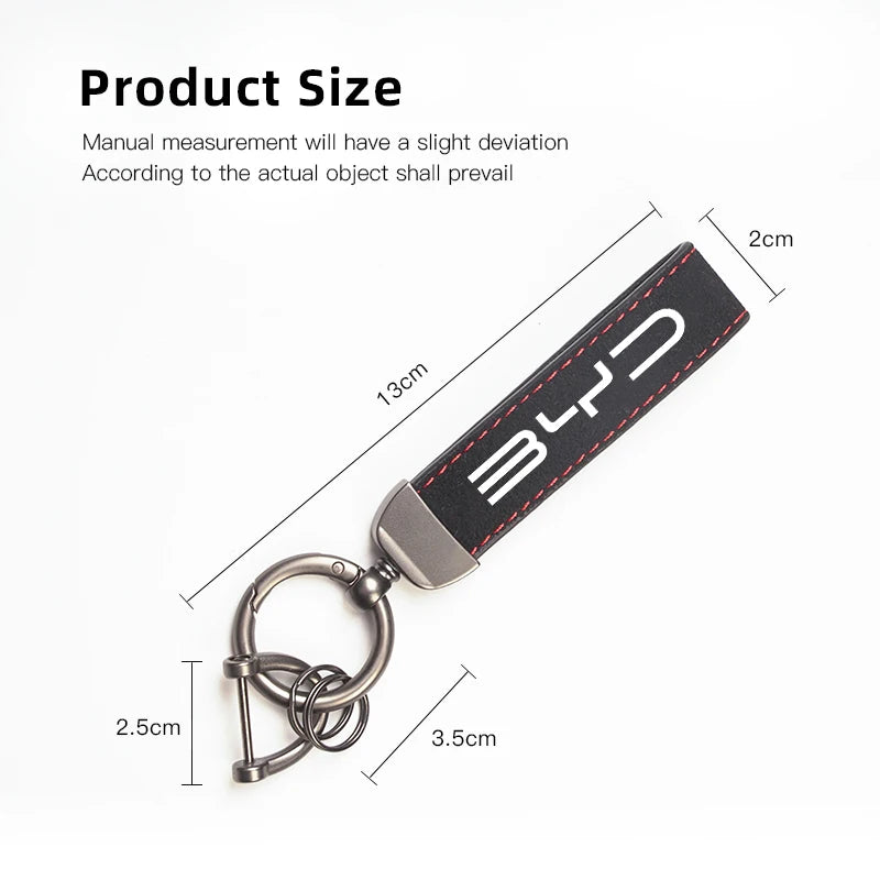 BYD Emblem Key Ring Car Keychain Custom Gift For E3 E9 S8 E6 Tang F3 Song F3R Qing Atto 3 E2 E1 Yuan I3 S7 G3 M6 L3 D1 S6 F0 E5