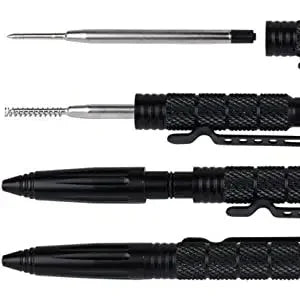 Military Tactical Pen, Professional Self Defense Pen, Emergency Glass Breaker Pen - Tungsten Steel, Writing Tool