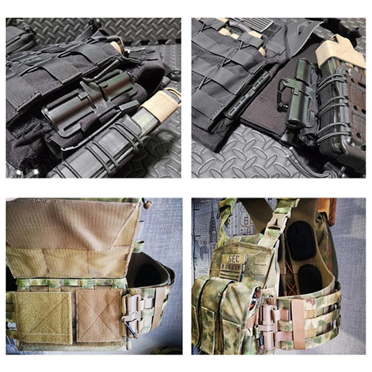 Molle Tactical Short Vest Quick Release Buckle Adapter Hunting Vest Plate Carrier Parts Button Plastic Hinge Hunt Accessories