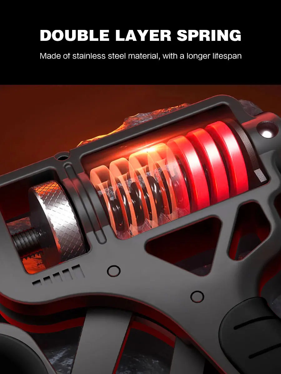 Grip Strength Trainer, Hand Grip Strengthener, Adjustable Resistance Forearm Strengthener, Perfect for Musicians Athletes