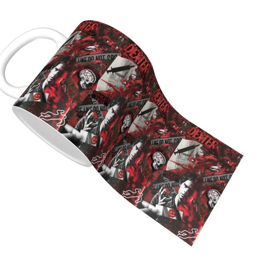 Customized Dexter Morgan Mugs DIY Movie Ceramic Milk Tea Coffee Cup