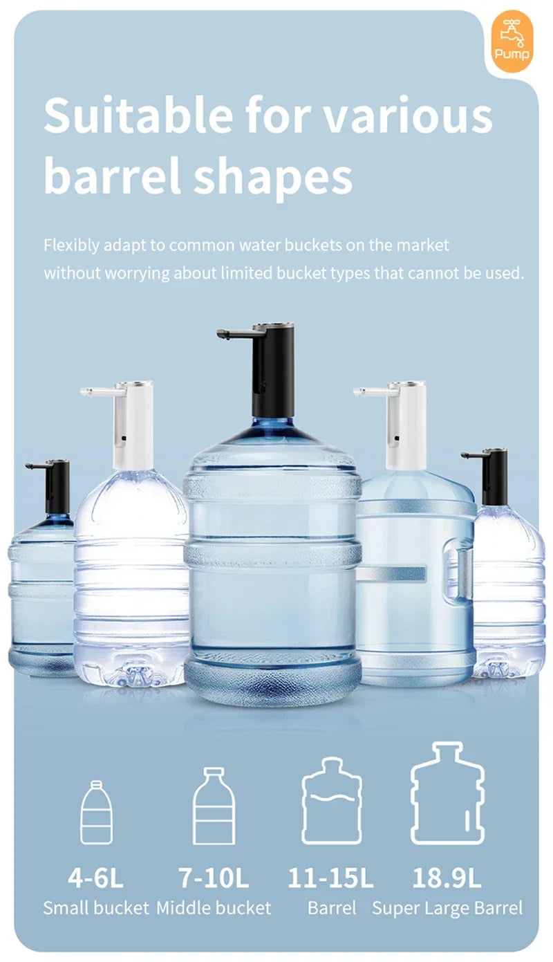 Xiaomi Automatic Water Dispenser Bottled Water Red Wine Pumping Water Electric Pump Bottle Charging Press Dispenser MIJIA NEW