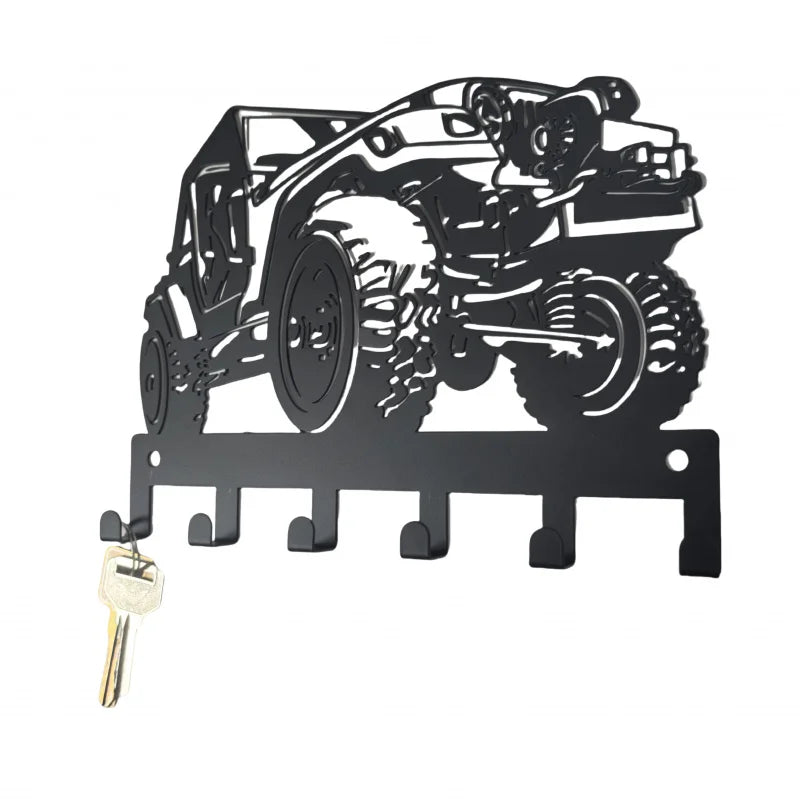 Car Keychain Wall Mounted，Easy to Install，Key Hook，Features a durable coating，Suitable for home organization and decoration