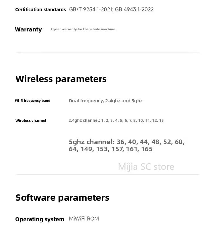 Xiaomi Mijia Router BE6500 WiFi 7 6500M Full 2.5G Network Port 4-core Qualcomm Processor loT Smart Linkage Network Security Home