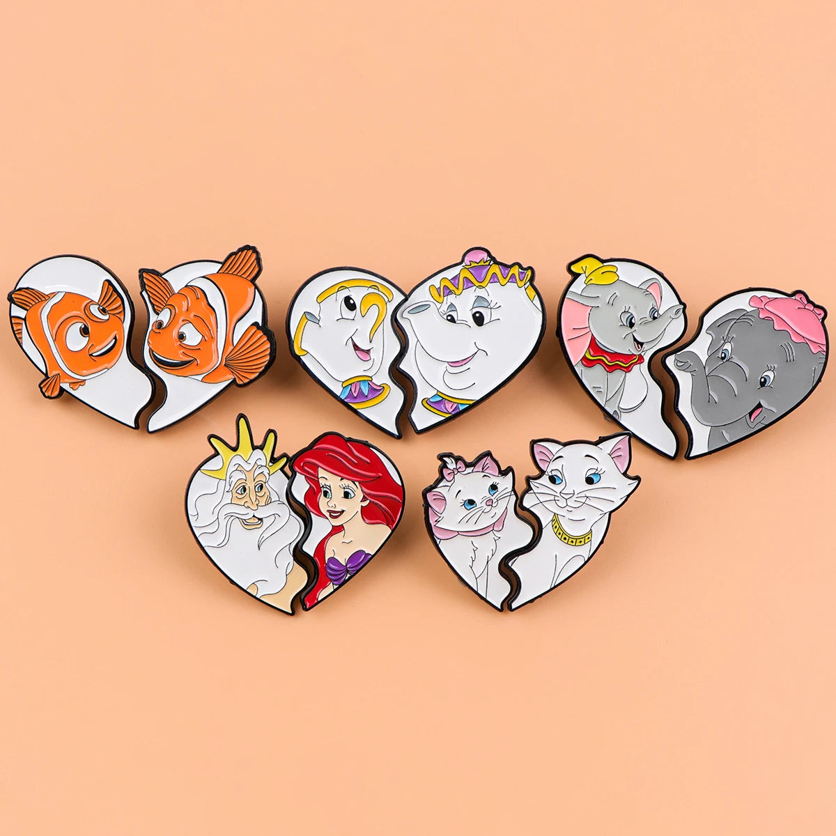 Funny Cartoon Movie Pins for Backpacks Lapel Pins Cute Badges on Clothes Enamel Pin Jewelry Accessories Brooches