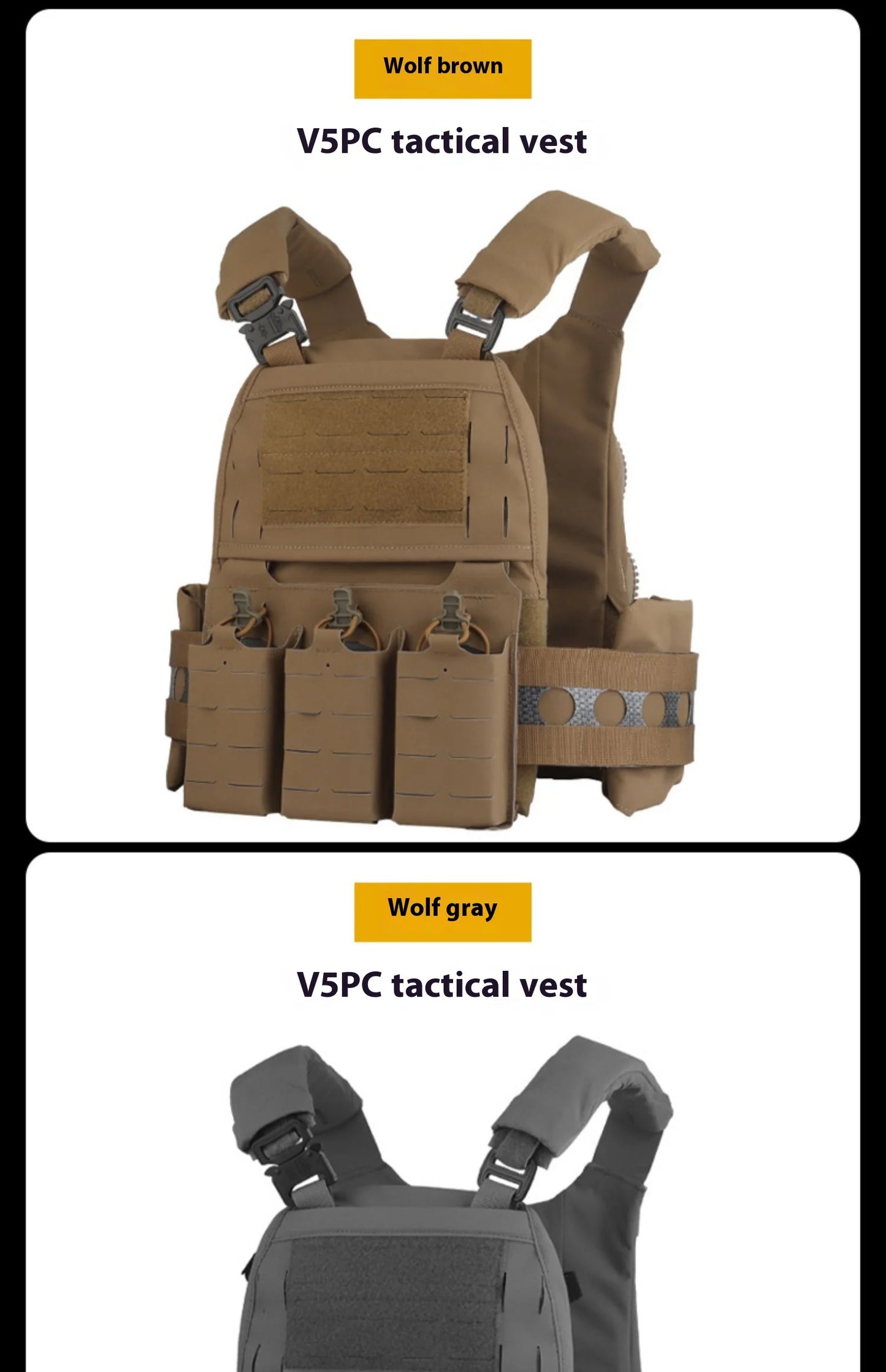 Tactical Soldier Remake Pharaoh FCPC Cosplay V5 Tactical Tank Top High Modular Lightweight Multi functional Quick Detachment