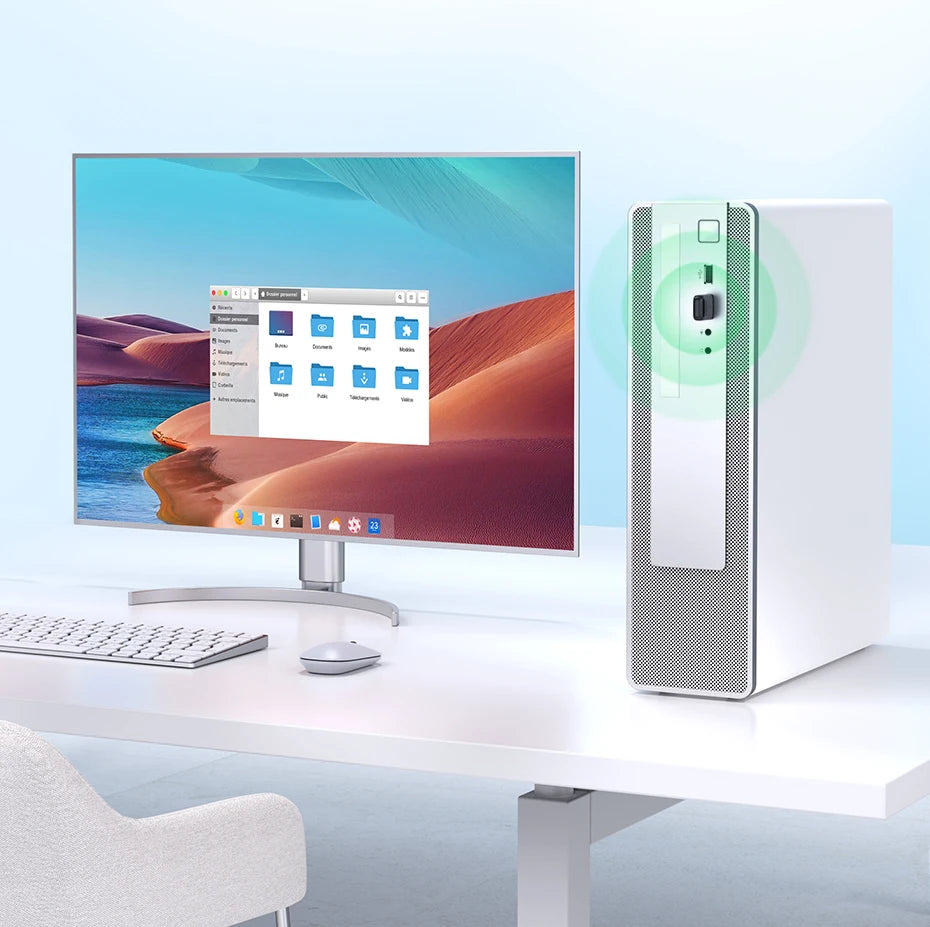 UGREEN 2 in 1 USB Bluetooth 5.4 Dongle Adapter for PC Speaker Wireless Mouse Music Audio Receiver Transmitter Bluetooth 5.0