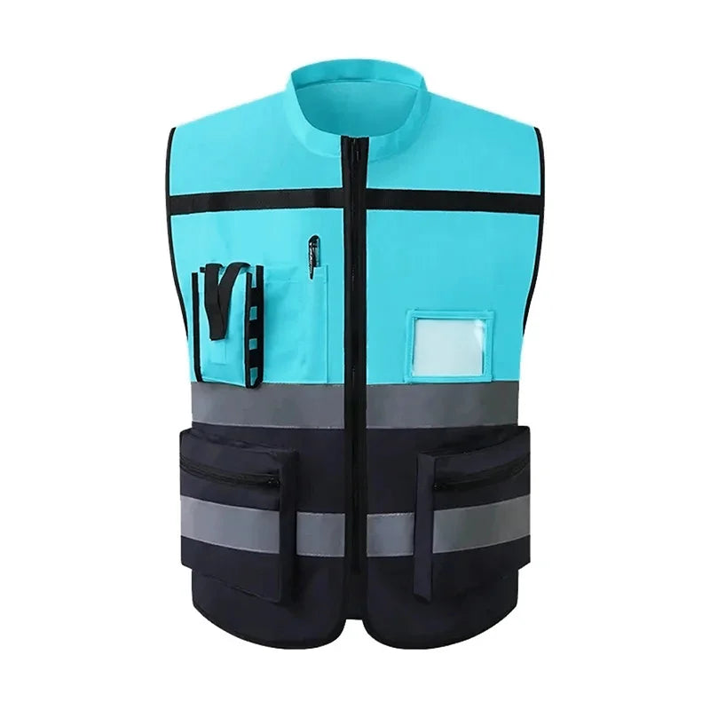 Safety Vest Construction Clothes High Visibility Vest Working Clothes Sports Outdoor Safety Clothing