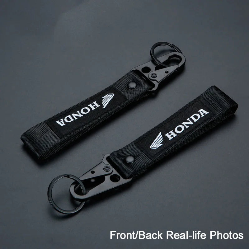 Car KeyChain Lanyard Key Strap Motorcycle Keyring Phone Lanyard Durable Motorcycle Accessories For Honda CB400 CB650 FCBF HRC