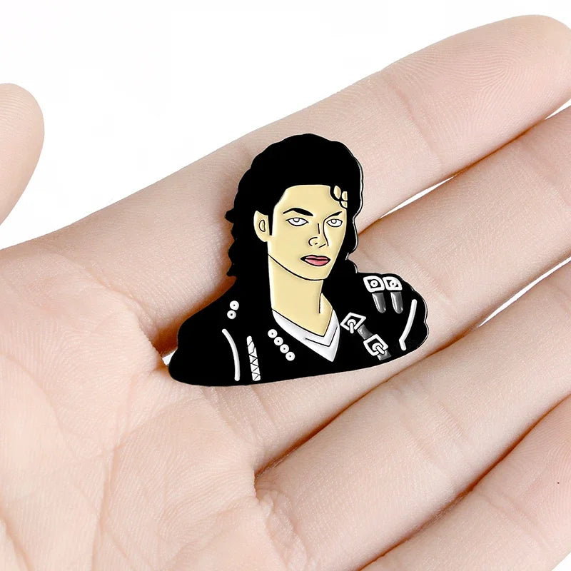 Music Producer Pin Singer Creator Button Lapel Pin Clothes Badge Punk Vintage Jewelry Gift For Fan Friends Who Likes Music