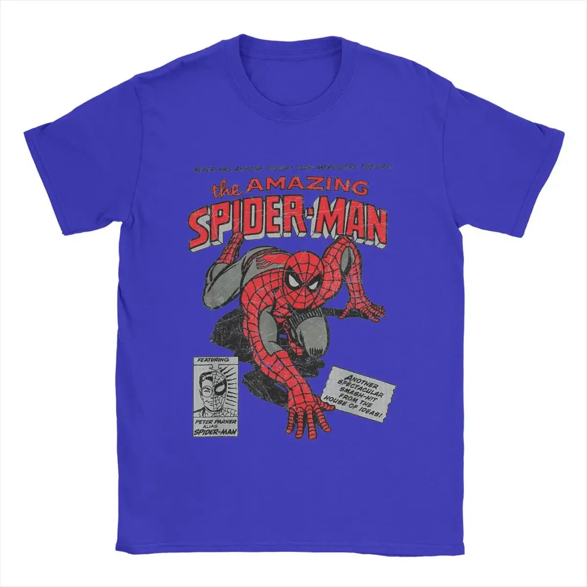 Spider-Man Spider-Man Movie Retro Comics Men's T-Shirt Creative T-Shirt Crew Neck T-Shirt Birthday Gift Top 3D Printed T-Shirt