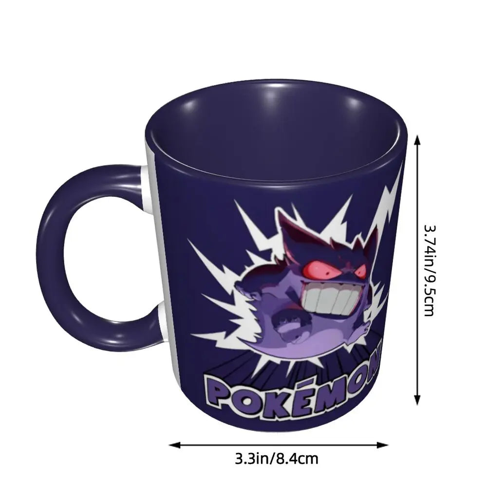 Pokemon Gengar Cartoon Mugs Cute Coffee Cup Gifts For Women Men