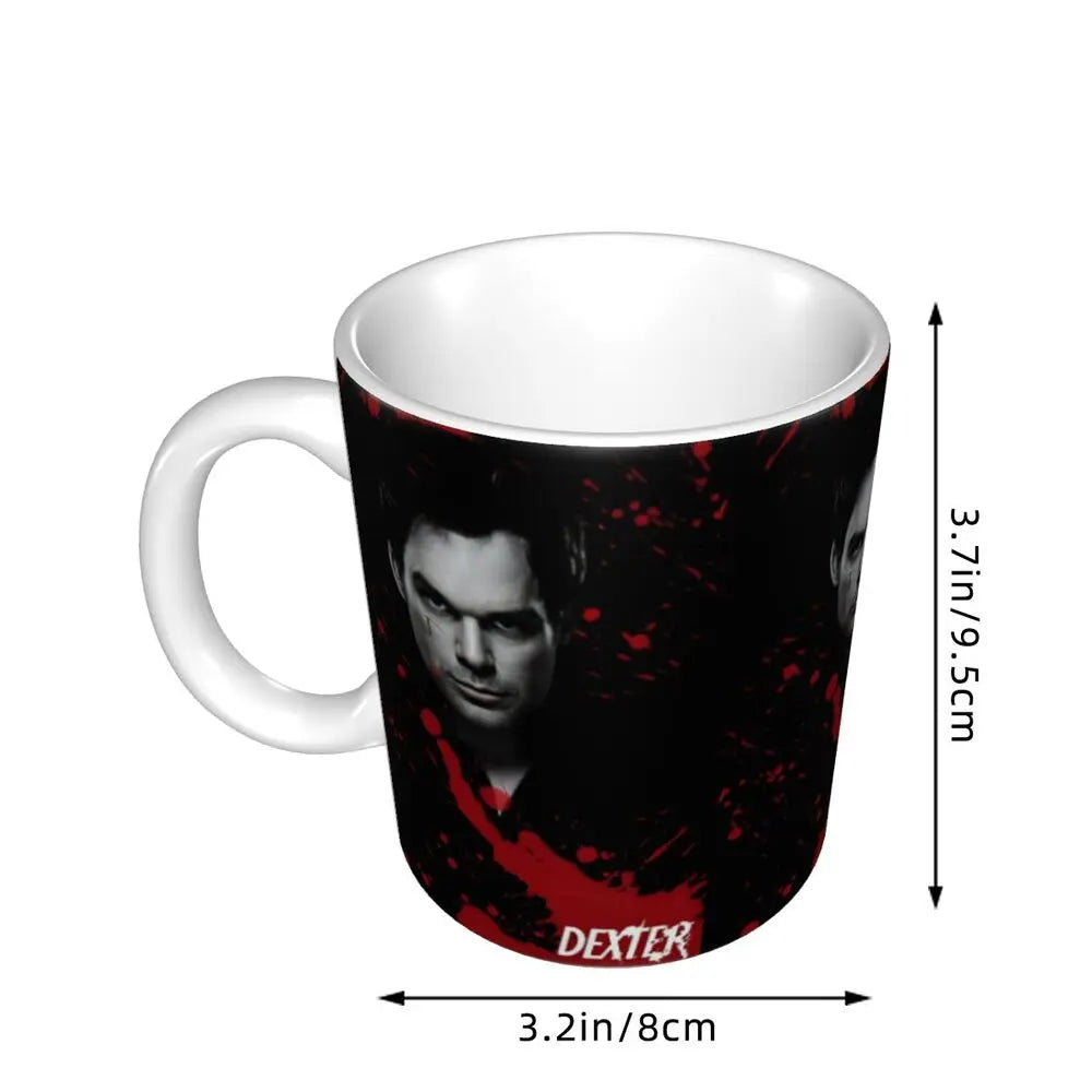 Customized Dexter Morgan Mugs DIY Movie Ceramic Milk Tea Coffee Cup