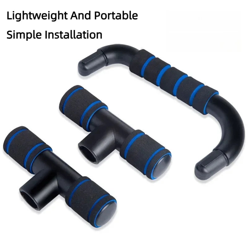 Non-Slip H-Shaped Push Up Bar Gym Handles Home Fitness Equipment for Arm Chest Workout Anti-Skid Support Stand  Fitness  Sport