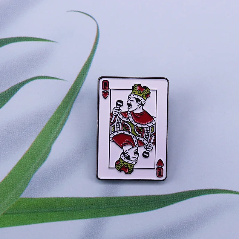 Pin Club | Music CD Rock Enamel Classic Queen Custom Metal Badge High Quality Brooch Hat Clothes Party Accessorie Gift Wholesale