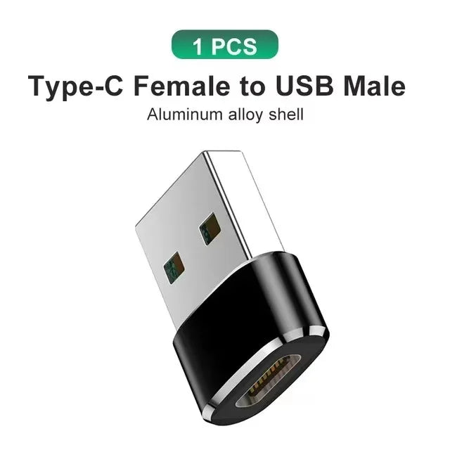 Type C to USB Adapter 3.0 USB-C 3.1 Male OTG A Female Data Connector For MacBook Pro iPad Mini 6/Pro MacBook Air Type C Devices