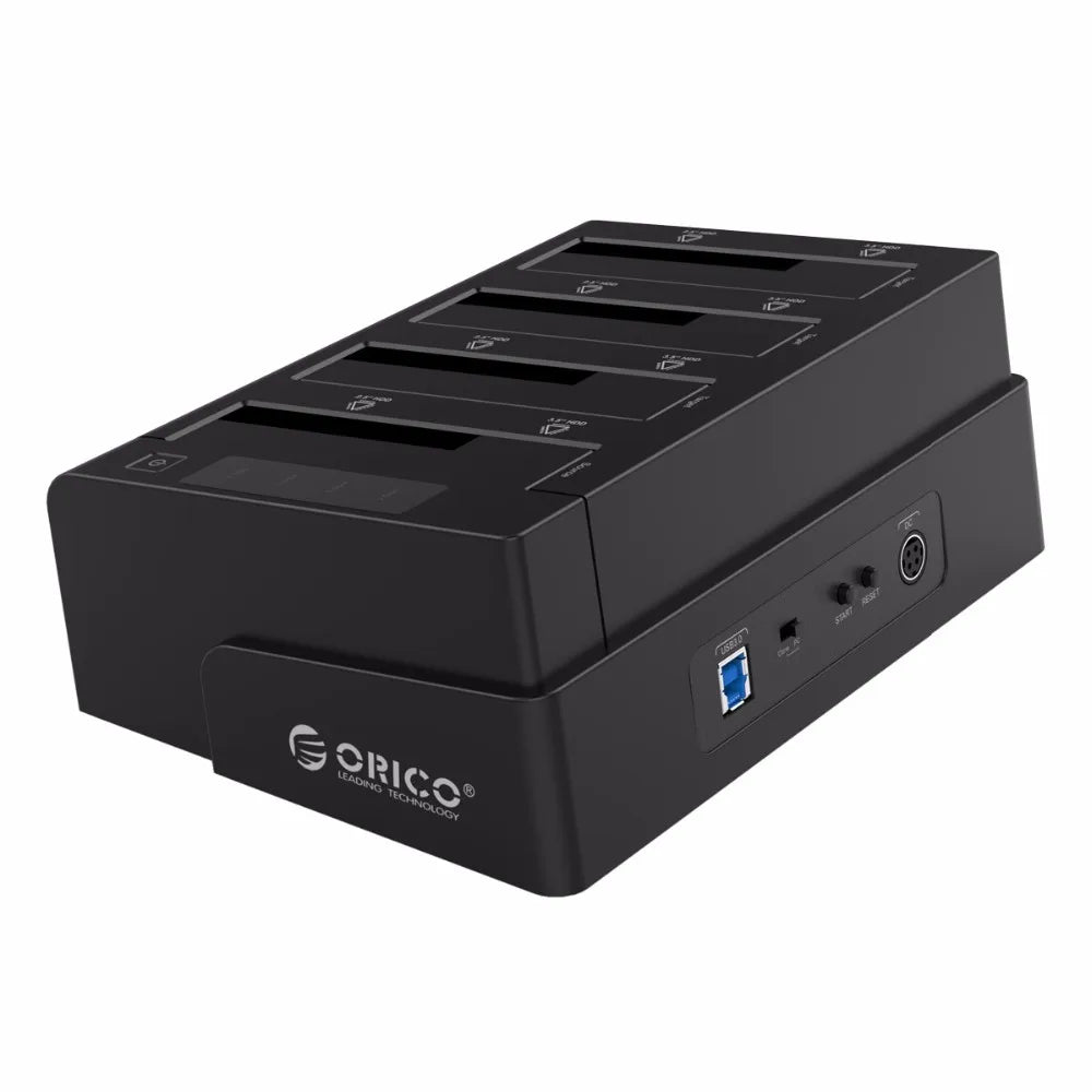ORICO 2/4 Bay Hard Drive Docking Station with Offline Clone SATA to USB 3.0 HDD Docking Station for 2.5/3.5 inch HDD/SSD
