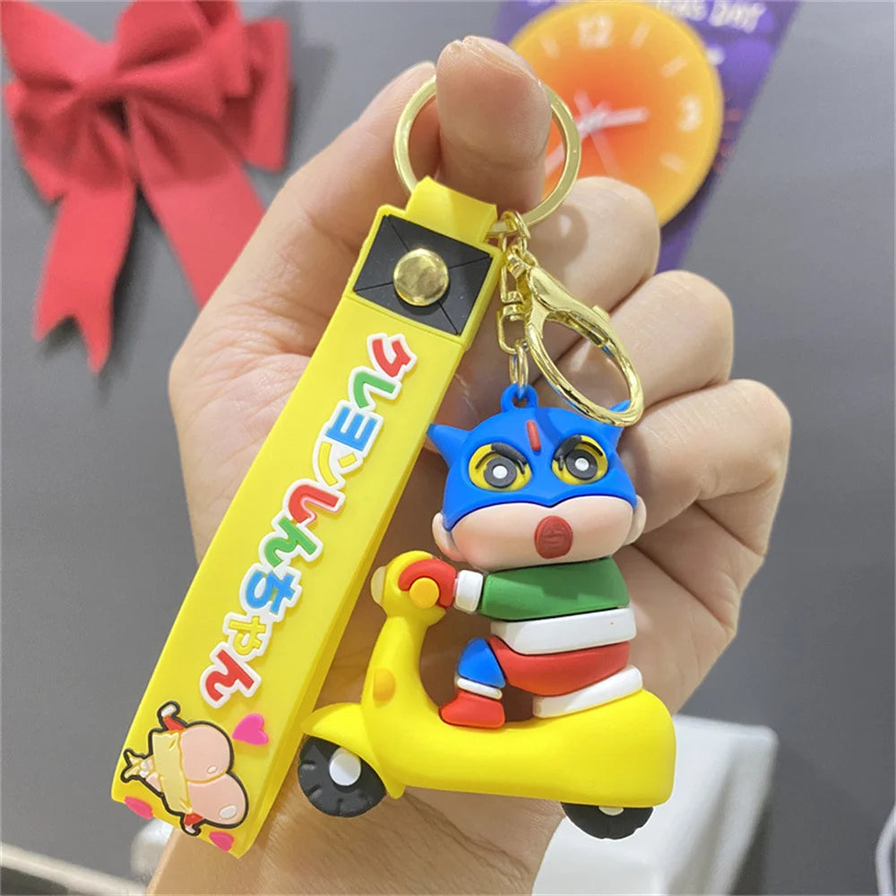 Fun Cute Cartoon characters Keychain Cute Doll Pendant Car Key Ring Ornaments Accessories Jewelry Gifts for Friends
