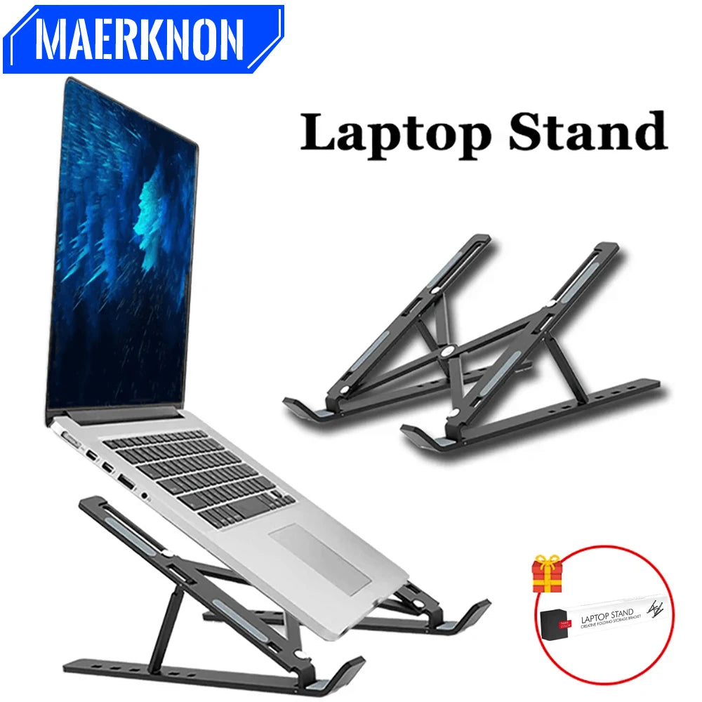Adjustable Laptop Stand Portable Foldable Notebook Bracket Computer Monitor Holder For Macbook Air iPad Tablets Base Accessories