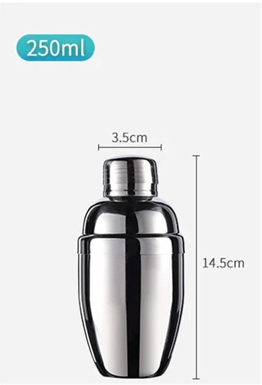 Stainless Steel Cocktail Shaker Set, Bar Tools, Bartender, Drink Stirrers, Transparent PC, Boston Shaker, 1L, 304