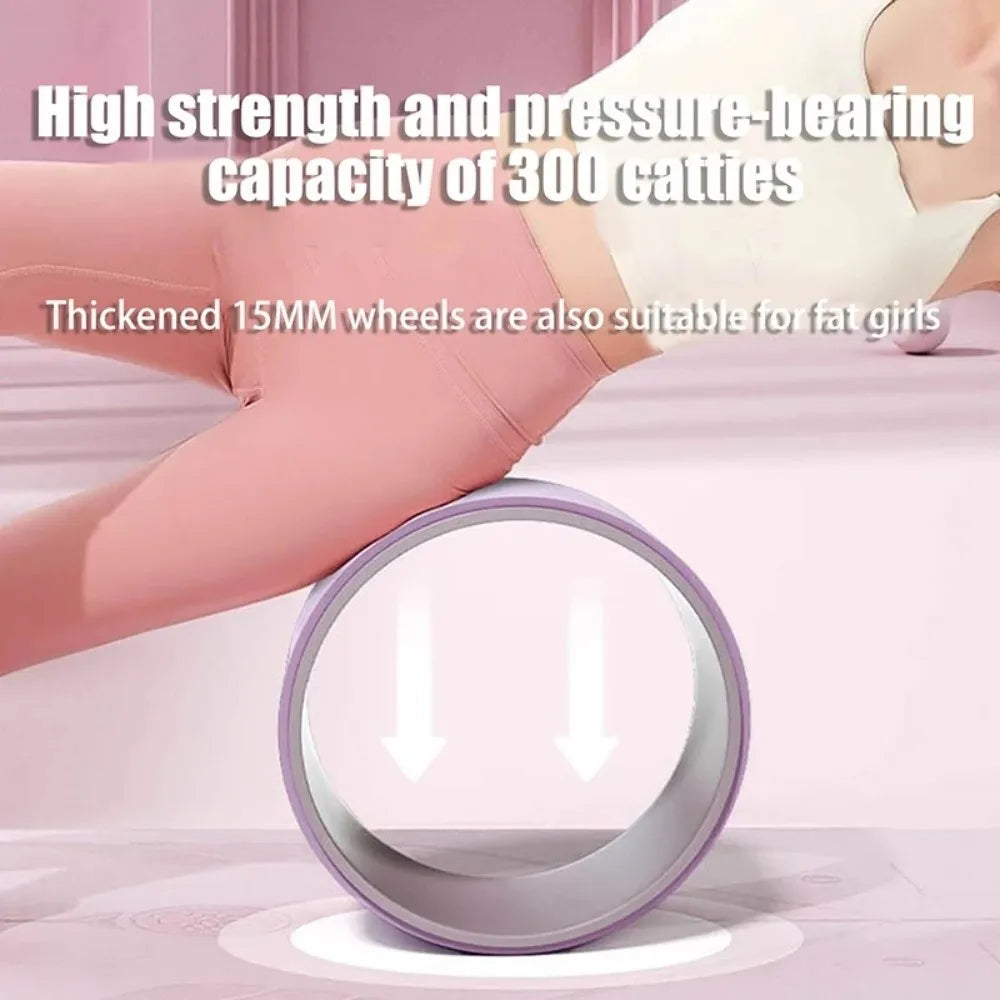 Muscle Massage Yoga Wheel Back Training Multi-Functional Back Training Roller Waist Training Training Tool Fitness Circle