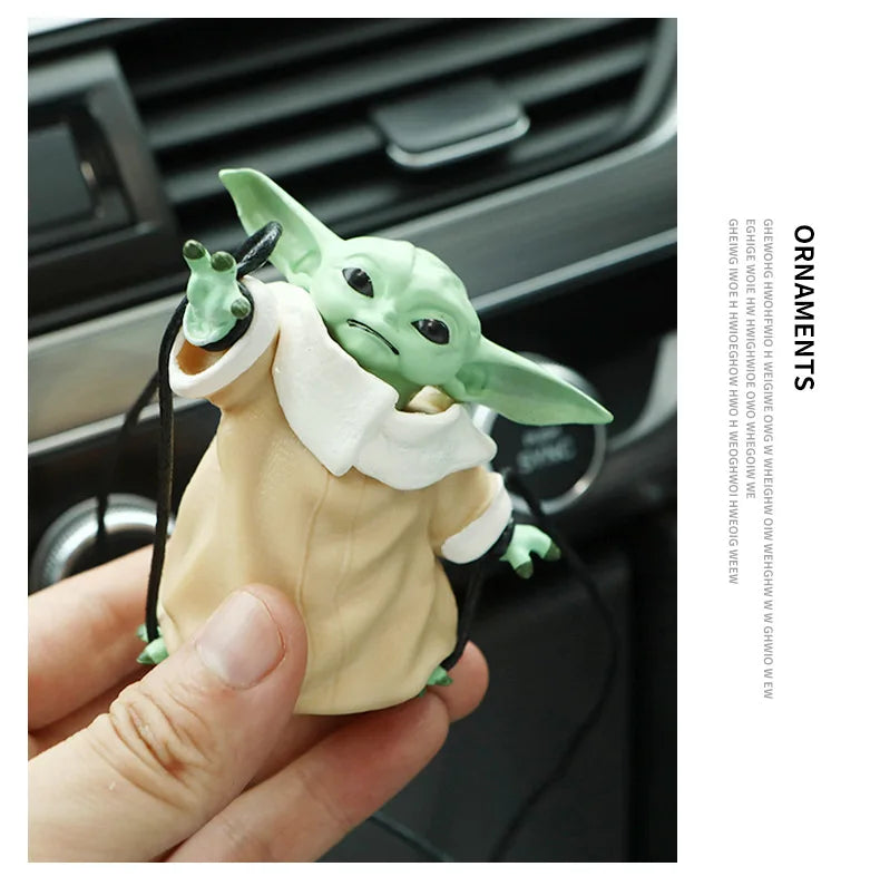 New Anime Star Wars Action Figrues Yoda Baby Toys Cartoon Dolls Interior Decoration Car Pendant Model Boys Girls Gifts